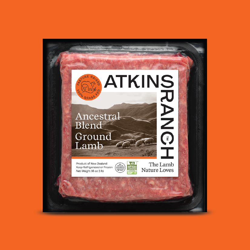 Atkins Ranch Introduces Nutrient-Packed Ancestral Blend Ground Lamb